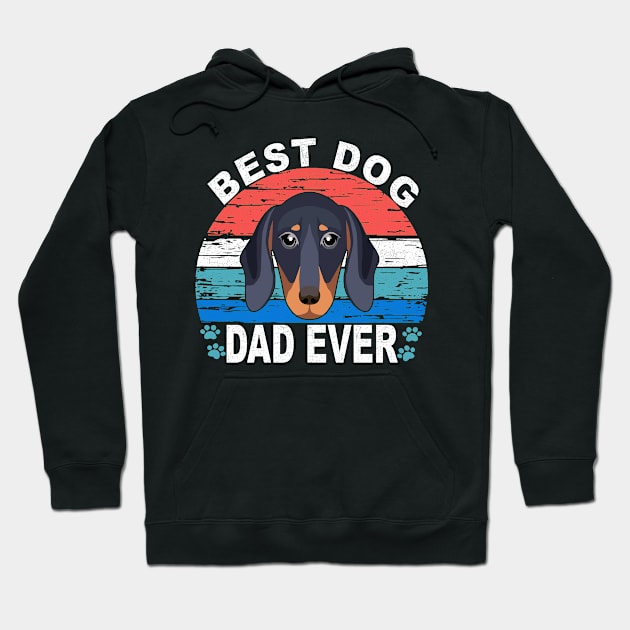 Best Dog Dad Ever - Dachshund Hoodie by Drakes